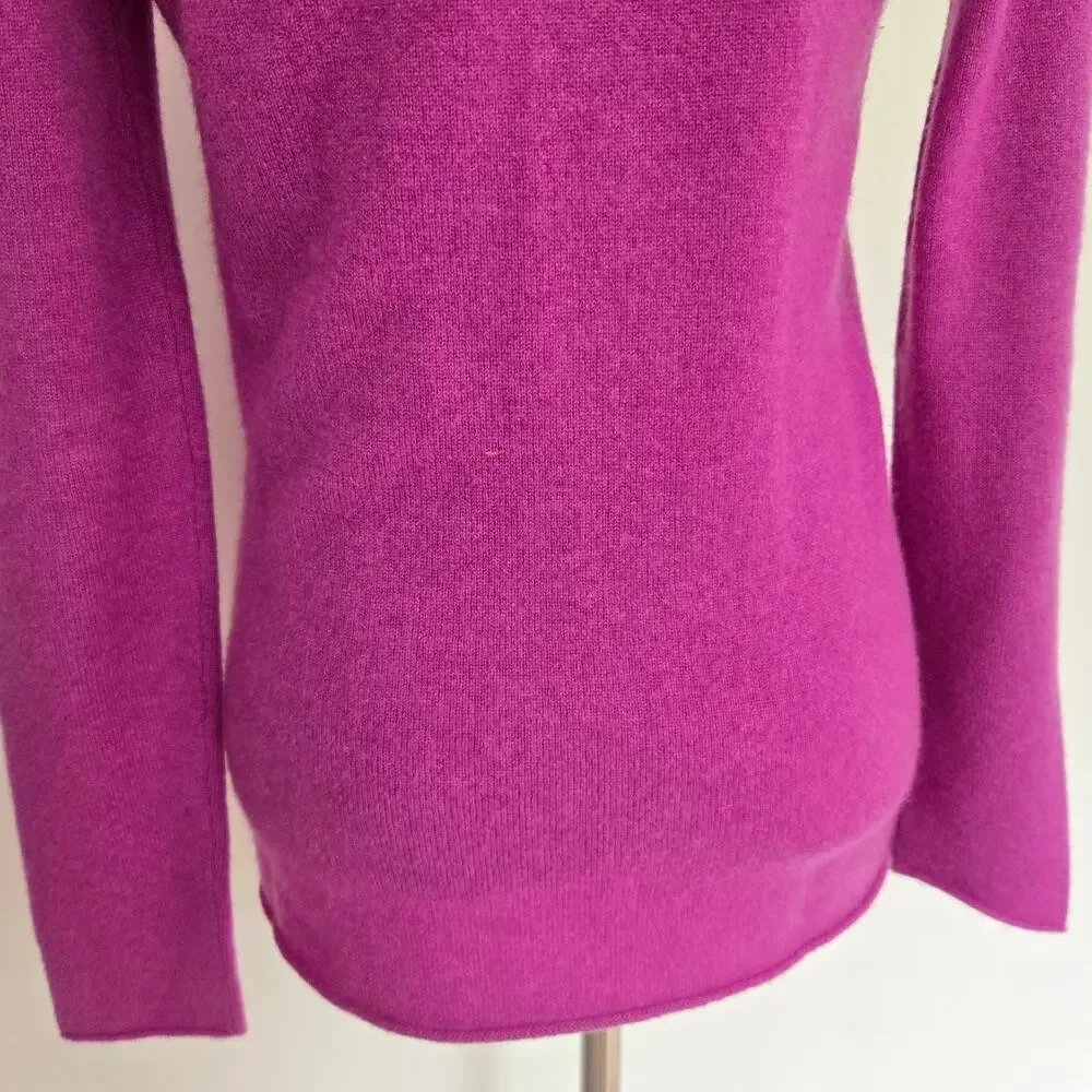 J Crew Womens Divina Cashmere Sweater Quiet Luxury Classic Staple Capsule Small